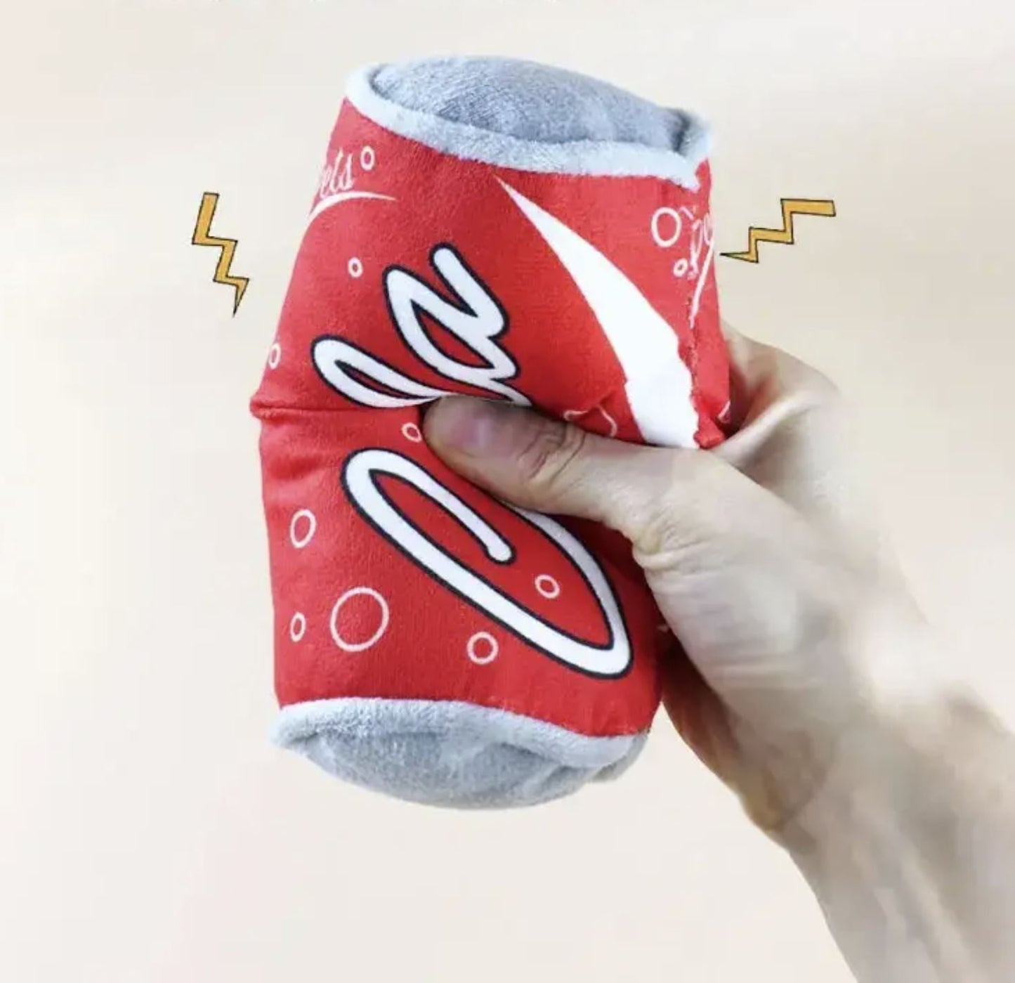 Plüsch Hundespielzeug Getränkedose