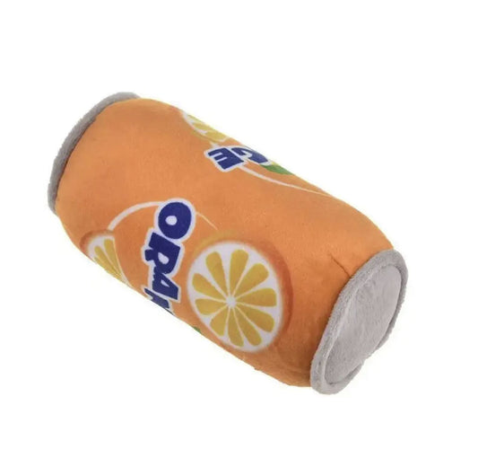 Plüsch Hundespielzeug Getränkedose