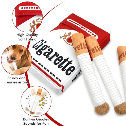 Plüsch Hundespielzeug Zigaretten